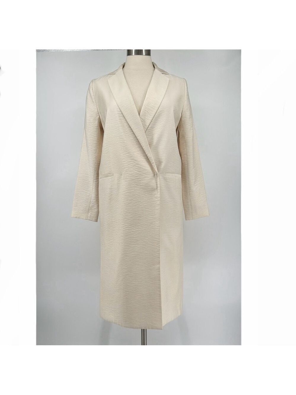 756. OAK + FORT Cream Long Coat